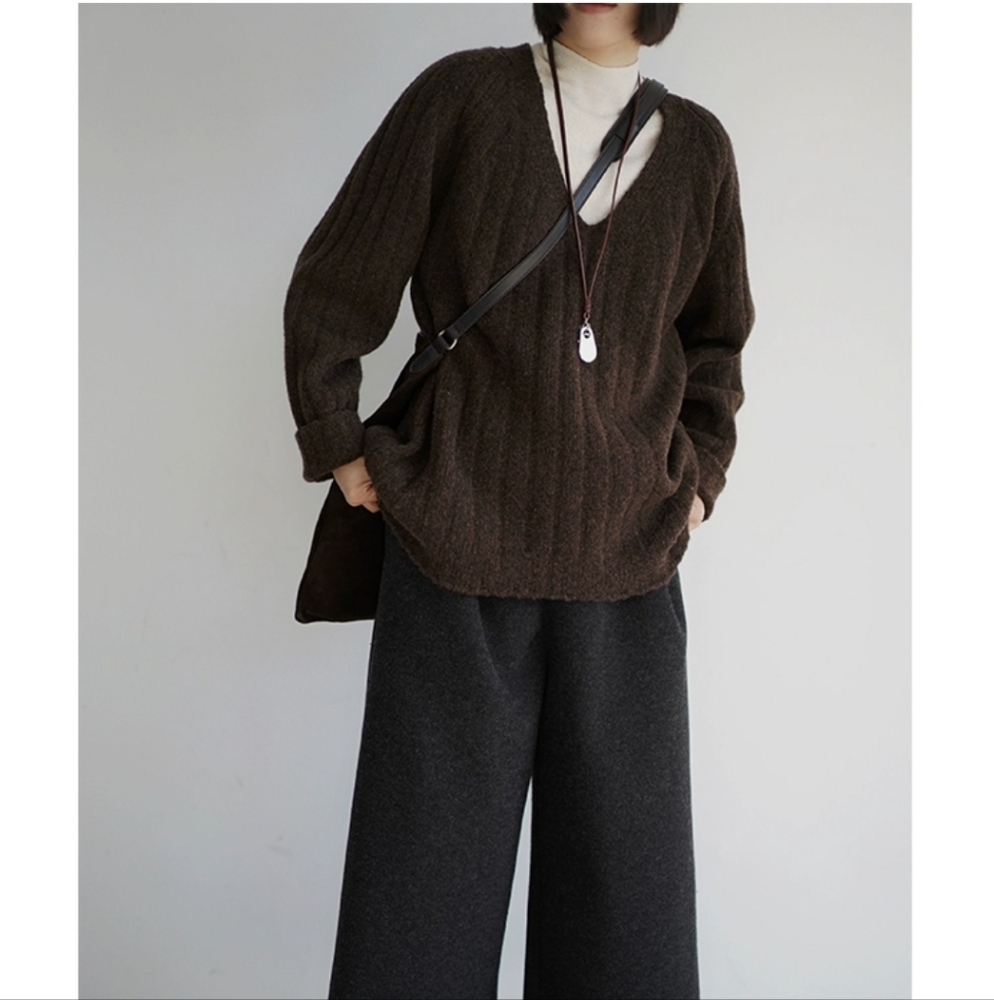 Brown Wool Sweater